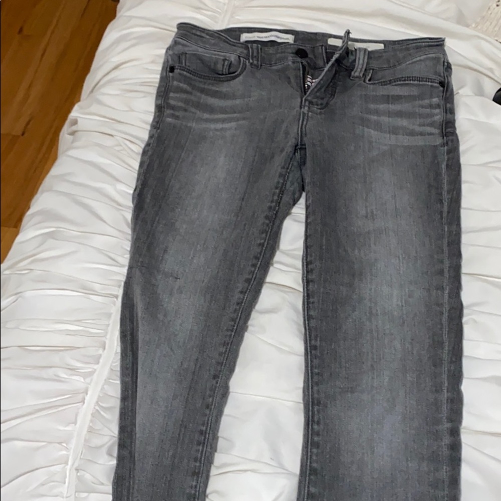 Anthropologie grey skinny jeans